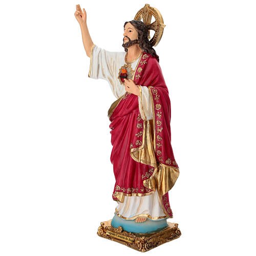 Święte Serce Jezusa, 30 cm, żywica 3