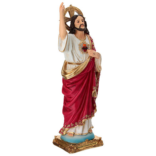 Święte Serce Jezusa, 30 cm, żywica 5