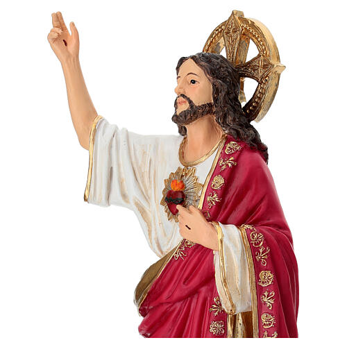Święte Serce Jezusa, 30 cm, żywica 6