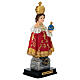 Painted resin statue of the Infant Jesus of Prague, 5.5 in s4