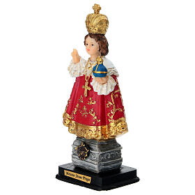 Niño Jesús de Praga 14 cm resina pintada