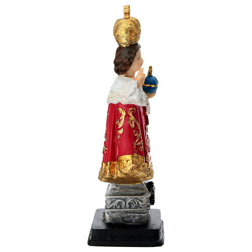 Niño Jesús de Praga 14 cm resina pintada 3