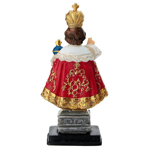 Niño Jesús de Praga 14 cm resina pintada 5