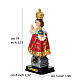 Niño Jesús de Praga 14 cm resina pintada s3