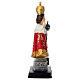 Infant Jesus of Prague statue in painted resin, 14 cm s5