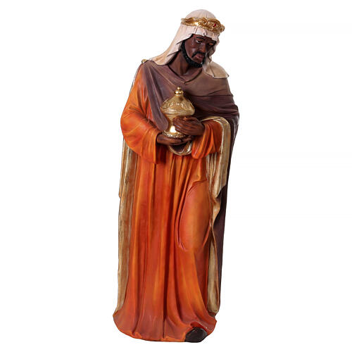 Complete Nativity Scene, 120 cm, resin, 11 indoor statues 12