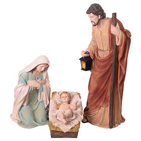 Belén completo 120 cm resina 11 figuras para interiores