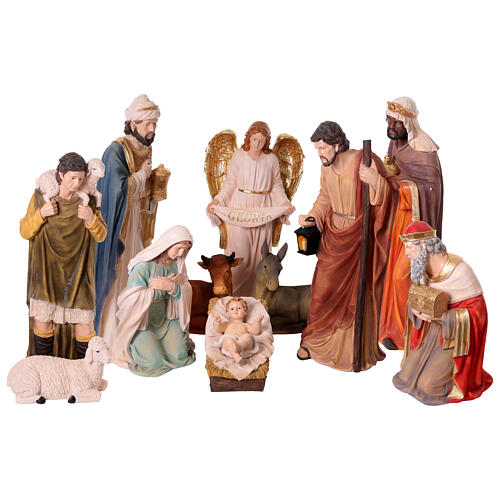 Belén completo 120 cm resina 11 figuras para interiores 1