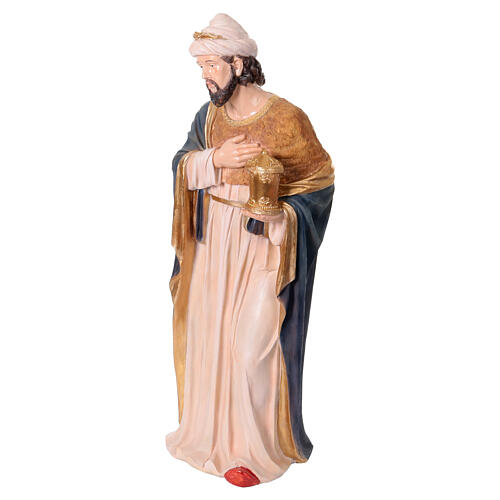 Belén completo 120 cm resina 11 figuras para interiores 11