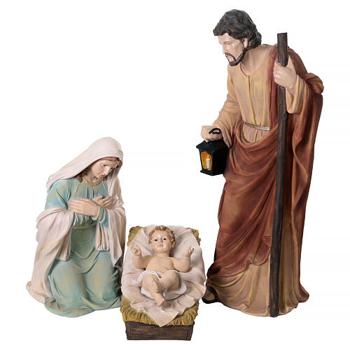 Crèche complète 120 cm résine 11 personnages intérieur 5