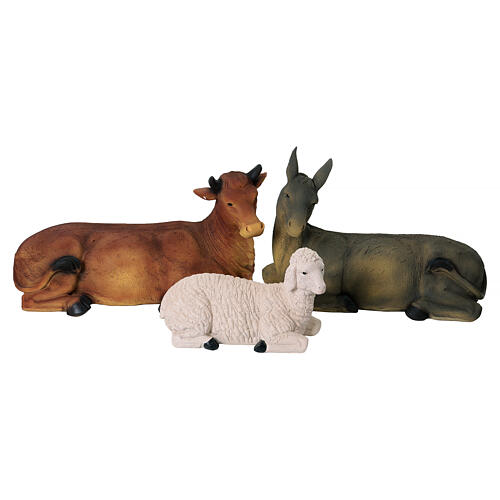 Crèche complète 120 cm résine 11 personnages intérieur 14