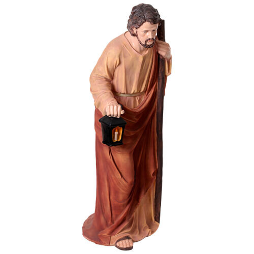 Presepe completo 120 cm resina 11 soggetti da interno 5