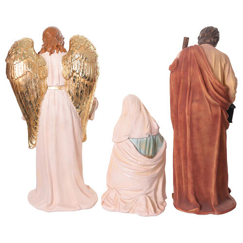 Presepe completo 120 cm resina 11 soggetti da interno 15