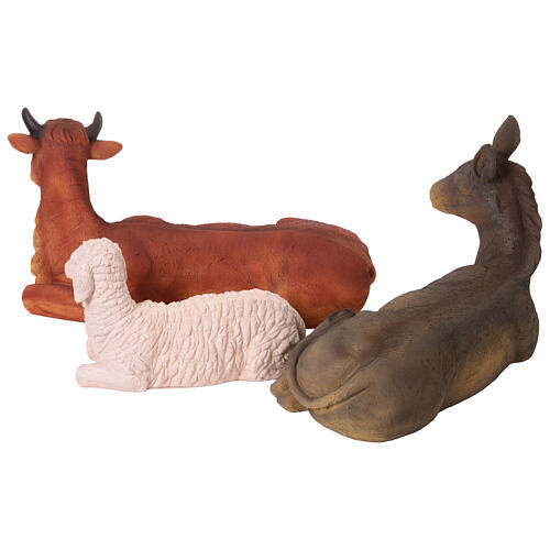 Presepe completo 120 cm resina 11 soggetti da interno 17