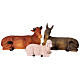 Presepe completo 120 cm resina 11 soggetti da interno s14