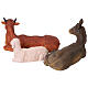 Presepe completo 120 cm resina 11 soggetti da interno s17