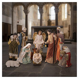 Complete Nativity Scene 120 cm resin 11 indoor figurines