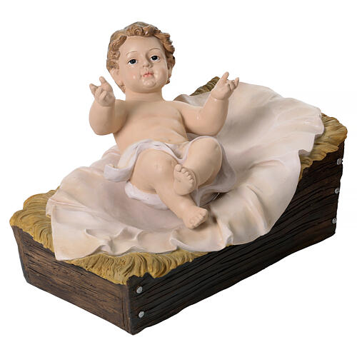 Complete Nativity Scene 120 cm resin 11 indoor figurines 6