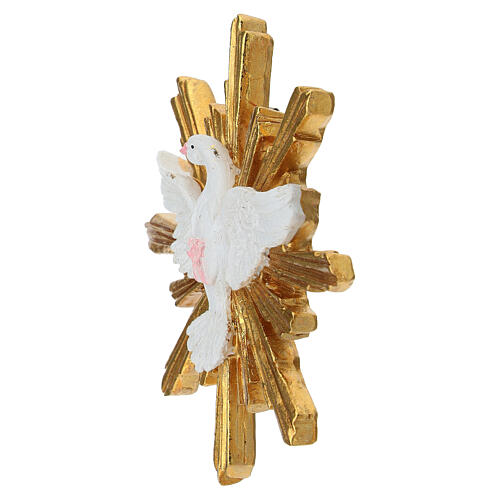 Colomba dello Spirito Santo 12 cm resina dipinta 4