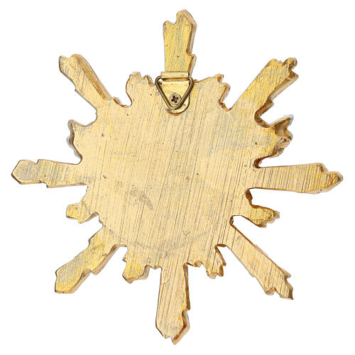 Colomba dello Spirito Santo 12 cm resina dipinta 5