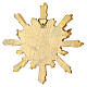 Colomba dello Spirito Santo 12 cm resina dipinta s5
