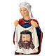 Statua Santa Veronica resina 20 cm resina dipinta s4