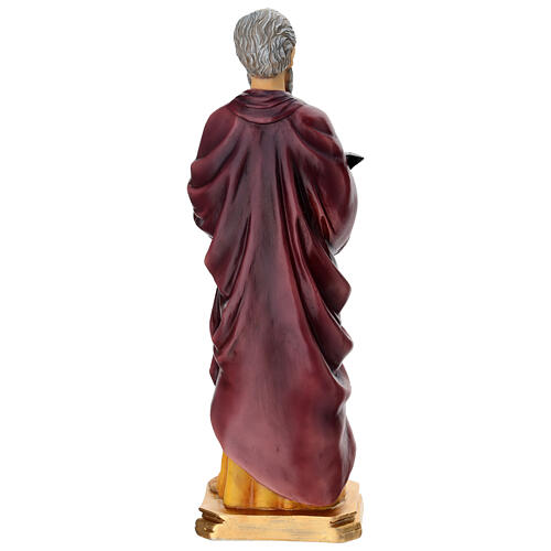 Statua San Bartolomeo 30 cm resina dipinta 6