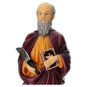 Figura Świętego Bartłomieja 30 cm, malowana żywica