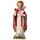 Saint Augustin résine 20 cm statue peinte à la main s1