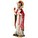 Święty Augustyn figura żywica malowana ręcznie, 20cm s3