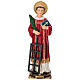 Statua San Lorenzo resina 30 cm dipinta a mano s1