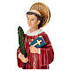 Statua San Lorenzo resina 30 cm dipinta a mano s2