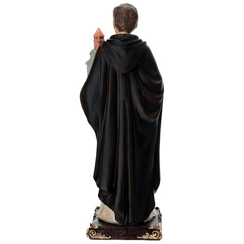 Statua San Tommaso d'Aquino 30 cm resina dipinta 7