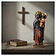 Virgen de Czestochowa con Niño 20 cm resina pintada s2