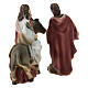 Ingresso a Gerusalemme Gesù 5 cm Presepe Pasquale resina dipinta s3