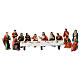Last Supper for 5 cm painted resin Easter Creche s1