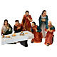Cène 5 cm Crèche de Pâques résine peinte s4