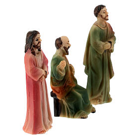 Condenação de Jesus com Caifás e Barrabás 5 cm Presépio da Páscoa em resina pintada