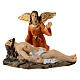 Grablegung Jesu und Engel 5 cm Osterkrippe bemalte Harzfigur s1
