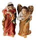 Annonciation de Marie avec l'Archange Gabriel 5 cm Crèche de Pâques peinte s3
