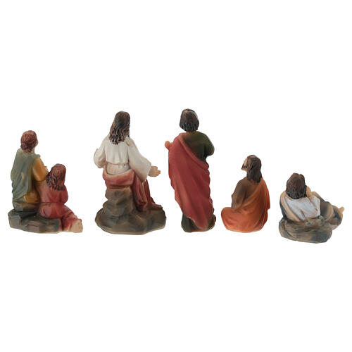 Sermón del Monte 5 cm Belén Pascual resina pintada 3