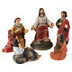 Discorso della montagna 5 cm Presepe Pasquale resina dipinta s1