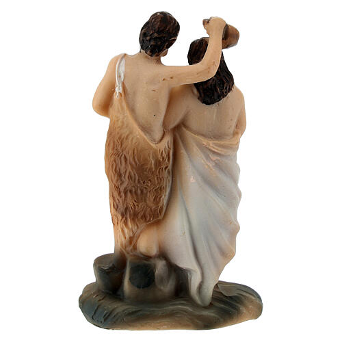 Jesus' Baptism, 5 cm painted resin Easter Creche 4