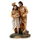 Bautismo de Jesús 5 cm Belén Pascual resina pintada s1