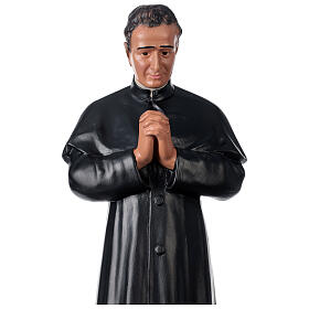 Saint Jean Bosco statue plâtre 60 cm peint main Barsanti