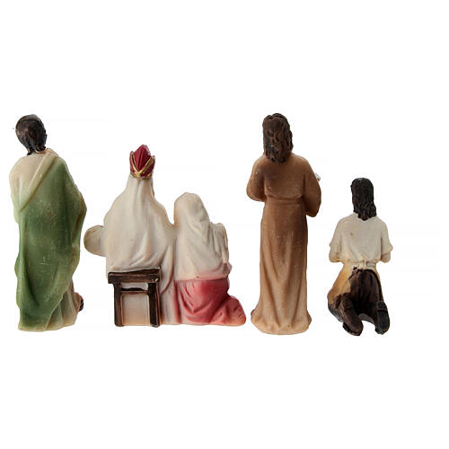 Beschneidung Jesu 5 cm für Osterkrippe bemalte Harzfiguren 3