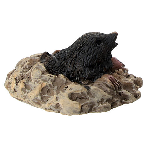 Kret do szopki, 1 cm, żywica, 8-10 cm 1