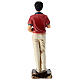 Statue Carlo Acutis résine chapelet et appareil photo peint 13 cm s7