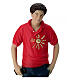 Farbige Harzstatue Carlo Acutis mit Handy, 15 cm s4