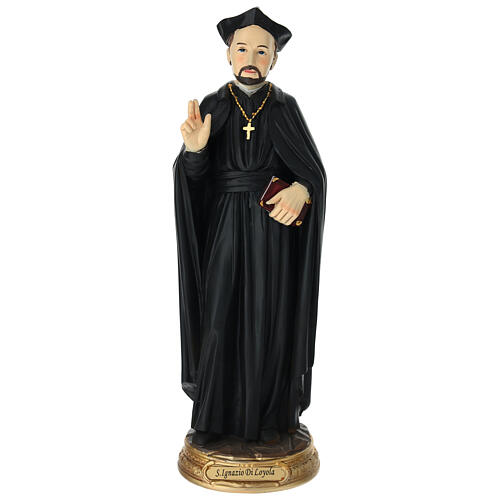 Saint Ignatius of Loyola, 8 in, resin statue 1